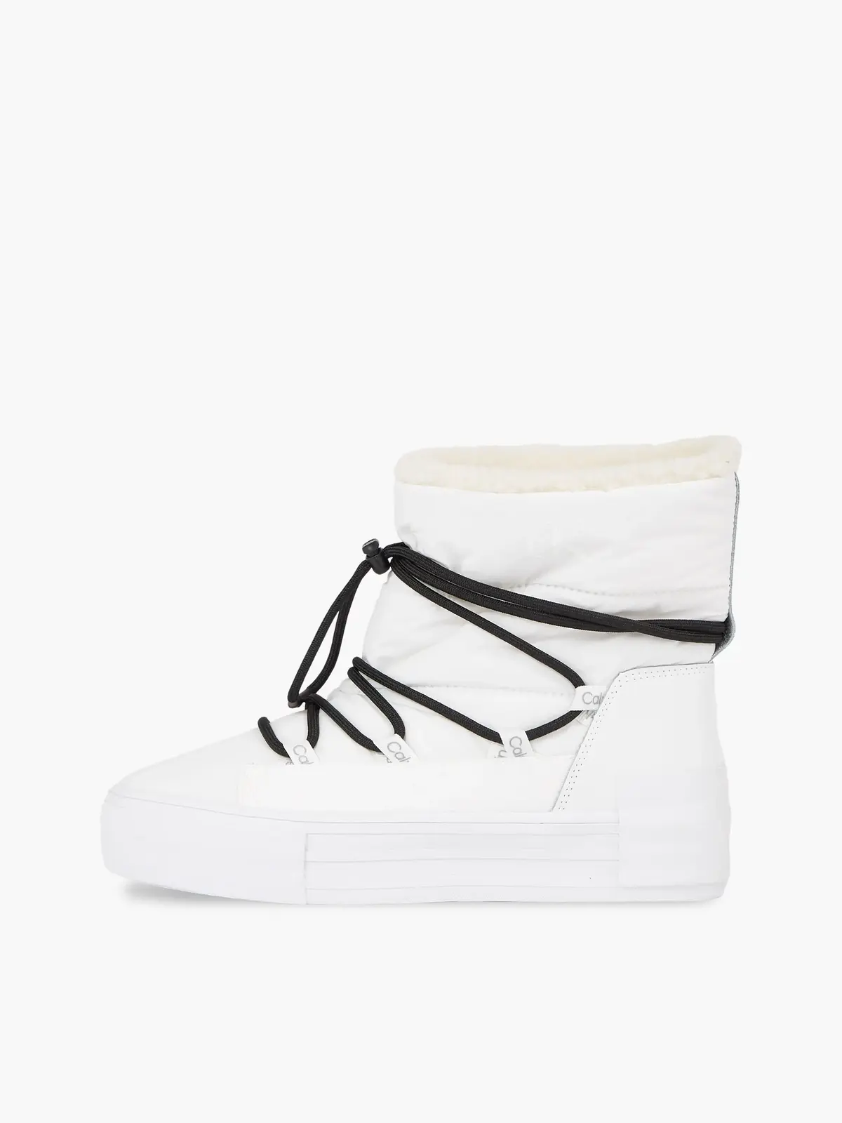 Calvin Klein BOLD VULC FLATF SNOW Kadın Beyaz Bot