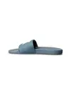 Calvin Klein SLIDE JELLY MONO PU, 02M Mavi Erkek Terlik
