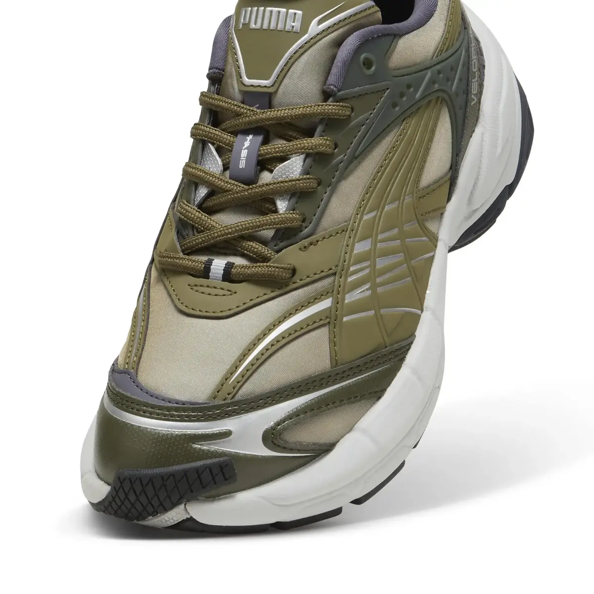 Puma Velophasis Metal Nylon Haki Erkek Günlük Spor Ayakkabı