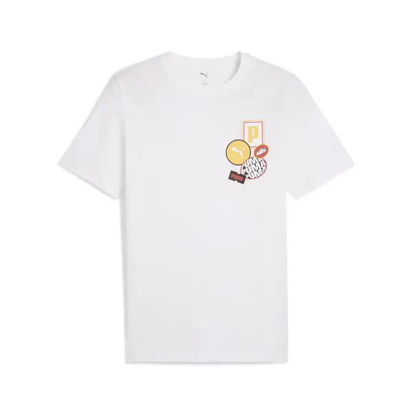 Puma GRAPHICS Icon Tee Beyaz Erkek T-Shirt