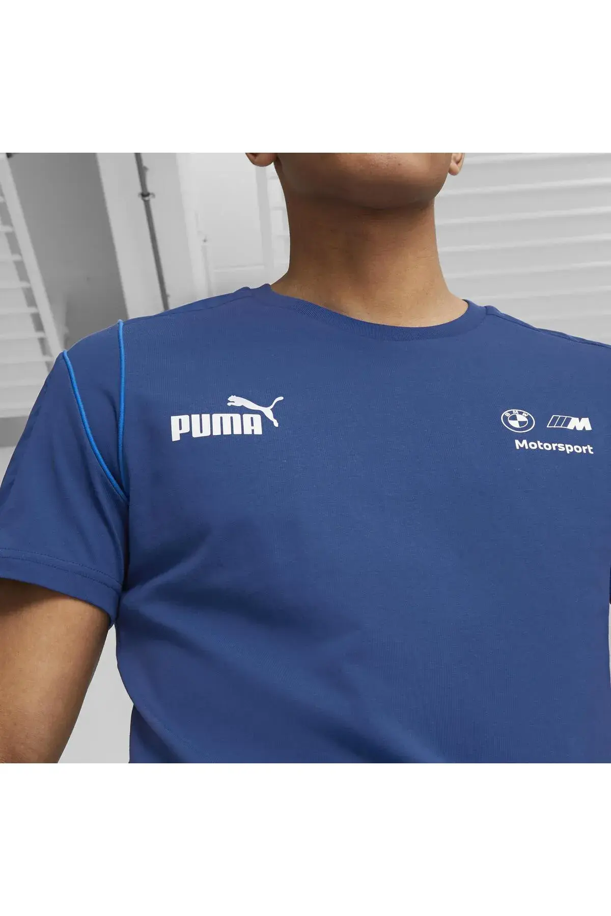 Puma BMW MMS MT7 Tee Mavi Erkek T-Shirt