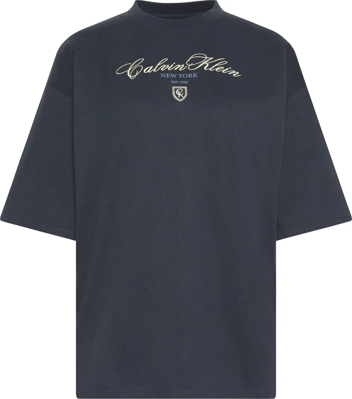 Calvin Klein SS OVERSIZE CK NY TEE Kadın Siyah T-Shirt