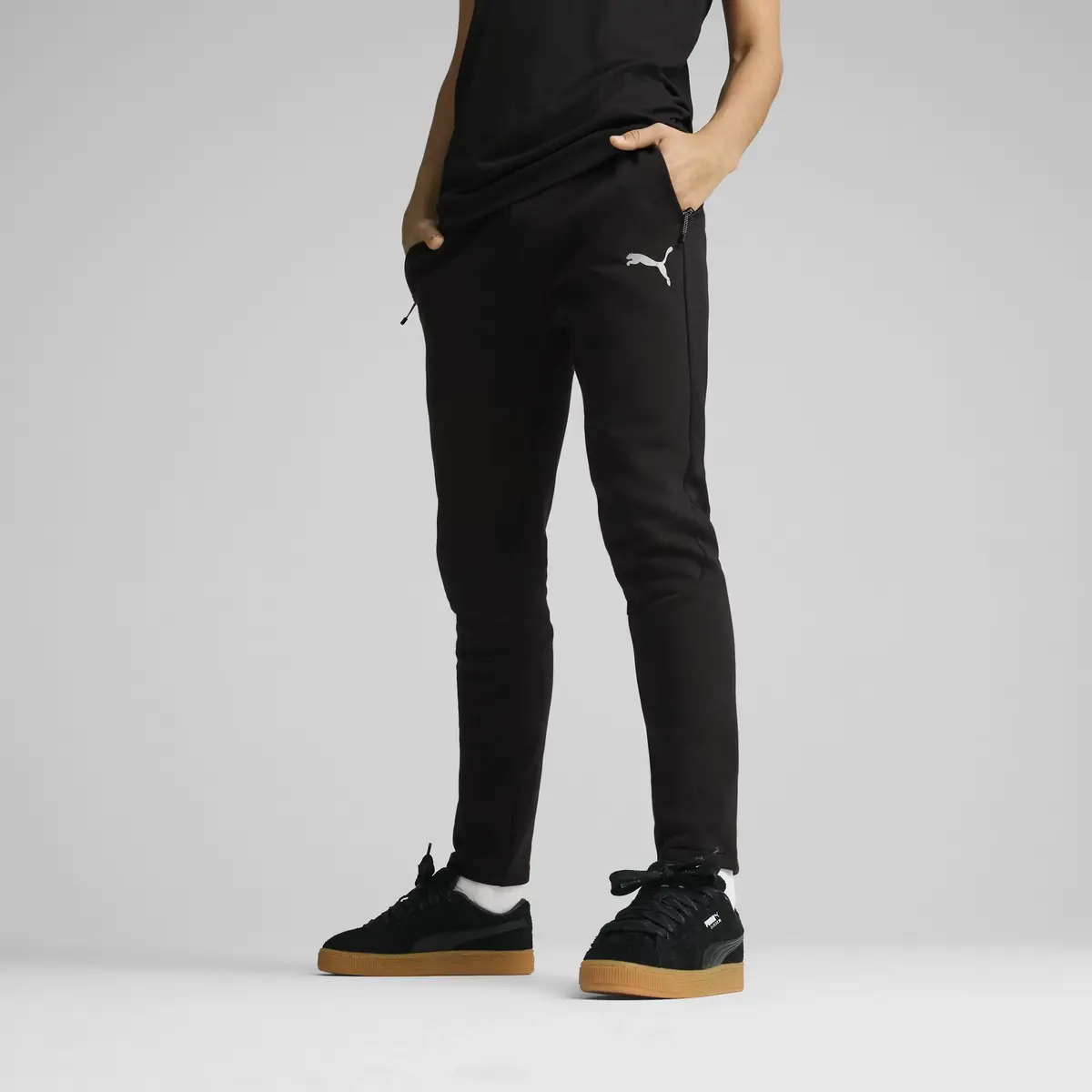 Puma EVOSTRIPE Pants Siyah Erkek Eşofman Altı