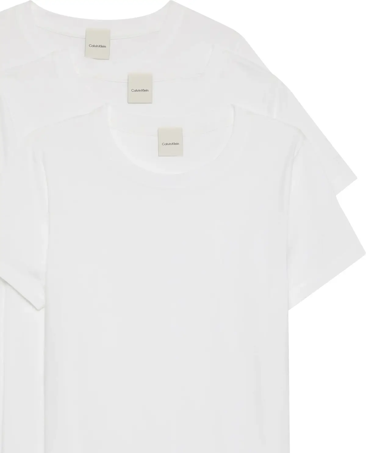 Calvin Klein COTTON TEE 3PK Beyaz Kadın T-Shirt