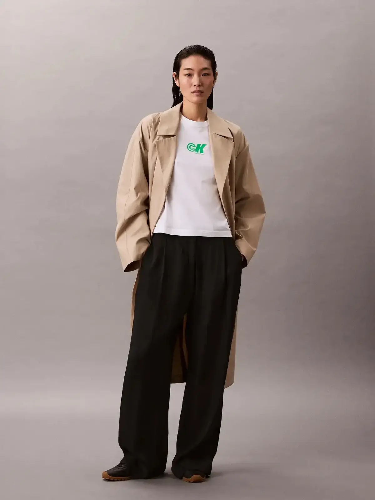 Calvin Klein SS ARCHIVE LOGO JERSEY CLASSIC C Beyaz Kadın Tişört Calvin Klein SS ARCHIVE LOGO JERSEY CLASSIC C Beyaz Kadın Tişört