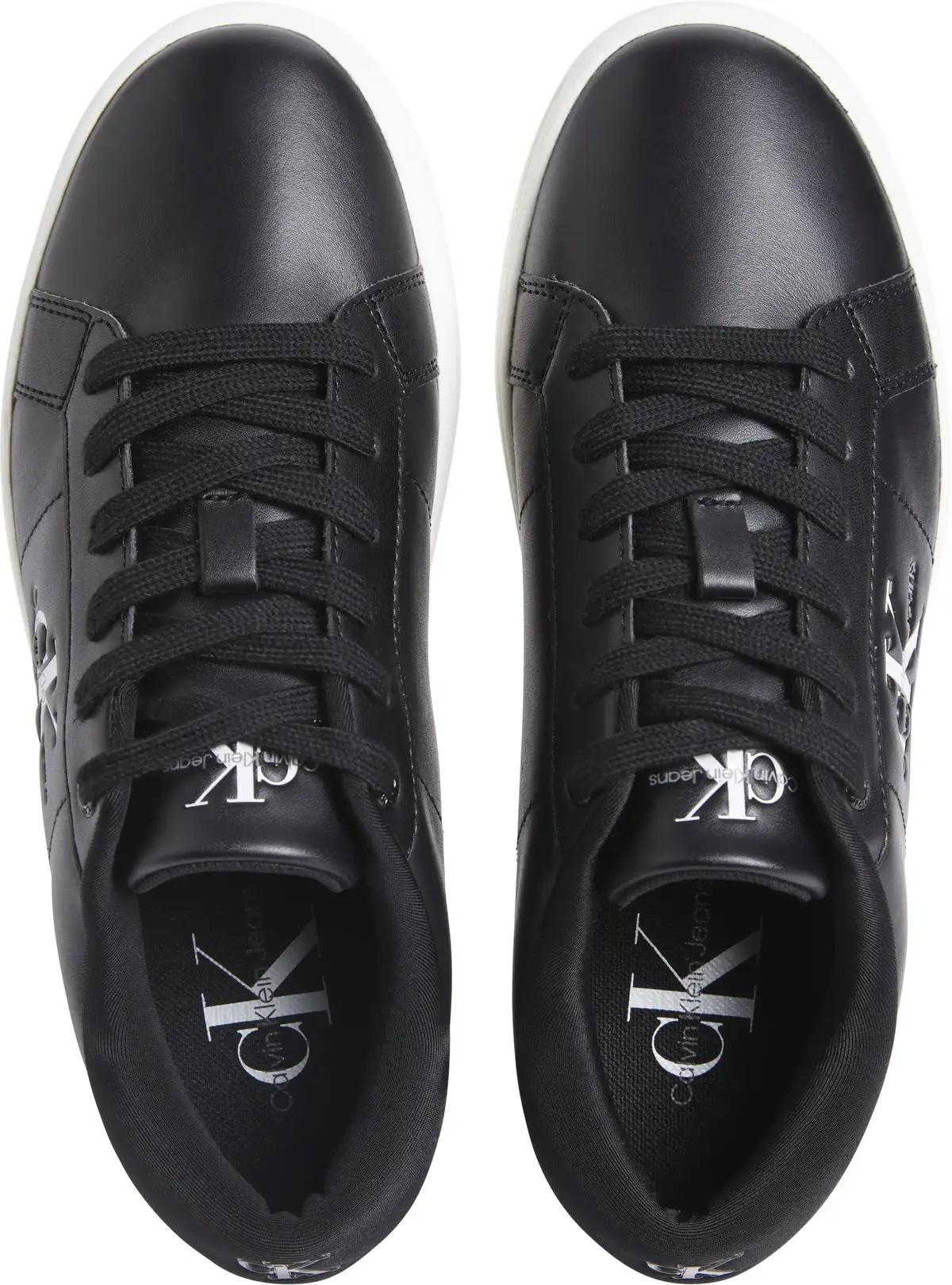Calvin Klein Siyah / Beyaz Kadın Spor Ayakkabı & Sneaker