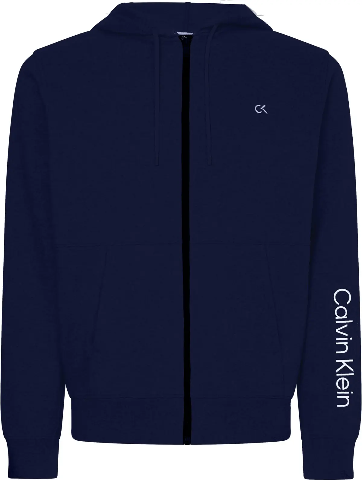 Calvin Klein PW - FZ Hoodie Erkek Lacivert Hoodie