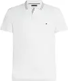 Tommy Hilfiger PLACKET INTEREST REG, YBR Beyaz Erkek T-Shirt & Polo