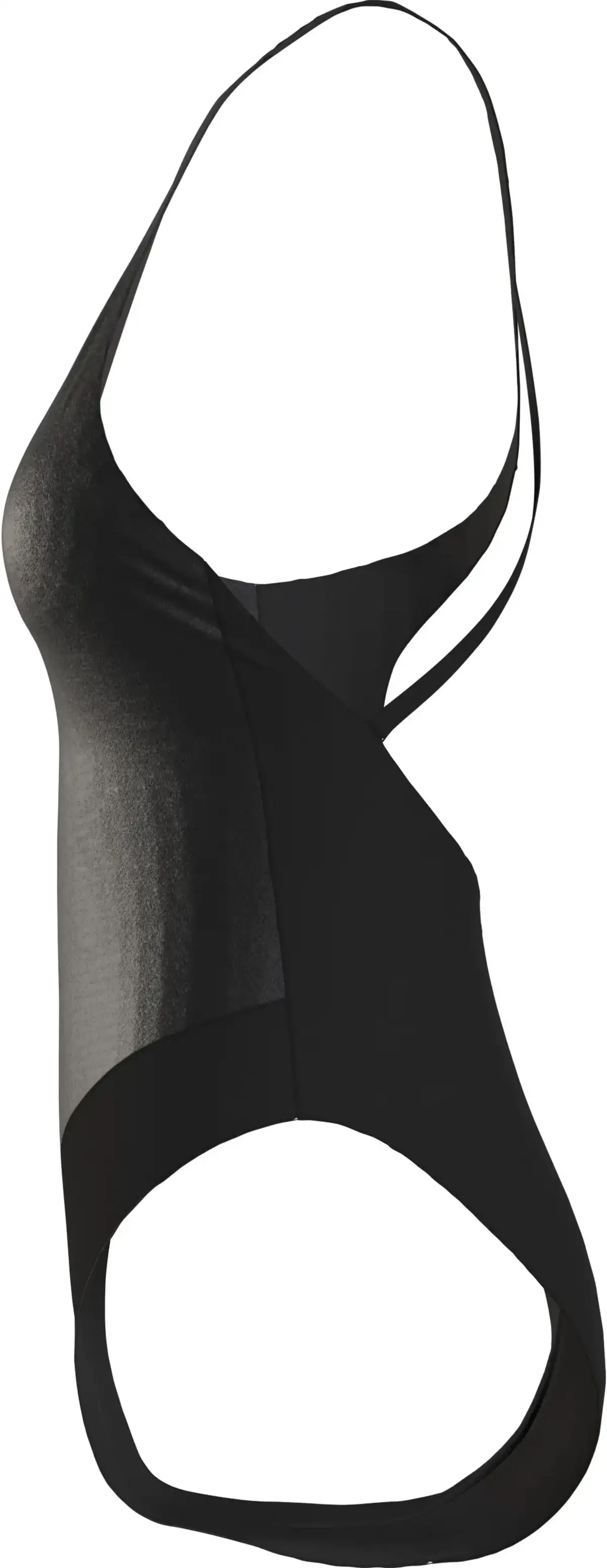 Calvin Klein ONE SHOULDER ONE PIE Kadın Siyah Mayo