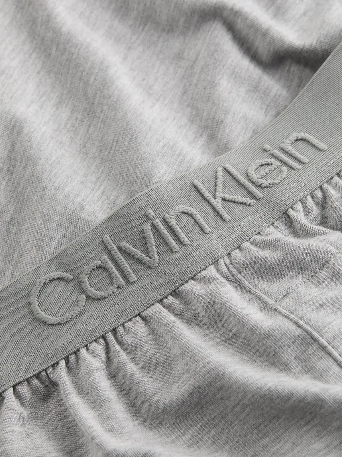 Calvin Klein MODAL SLEEP SHORT, P7A Gri Erkek Şort