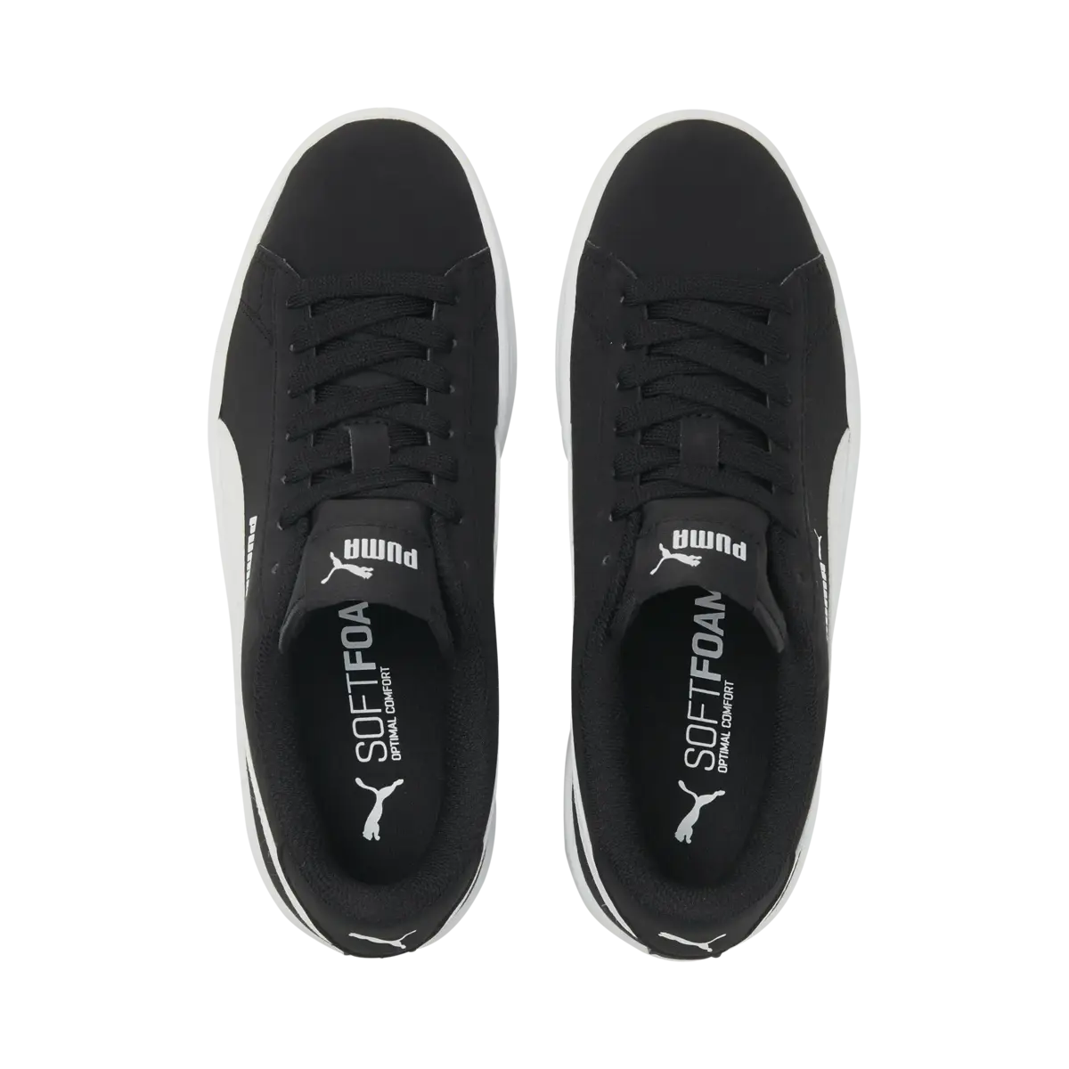 Puma Smash v2 Buck Jr Black-Wh Erkek Spor Ayakkabı & Sneaker