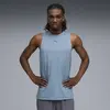 Puma M CLOUDSPUN EMBOSS TANK Mavi Erkek T-Shirt & Polo