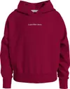 Calvin Klein CKJ LOGO BOXY HOODIE Kadın Kırmızı Hoodie