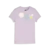 Puma CLASSICS SNFLR Logo Tee Pembe Kız Çocuk T-Shirt