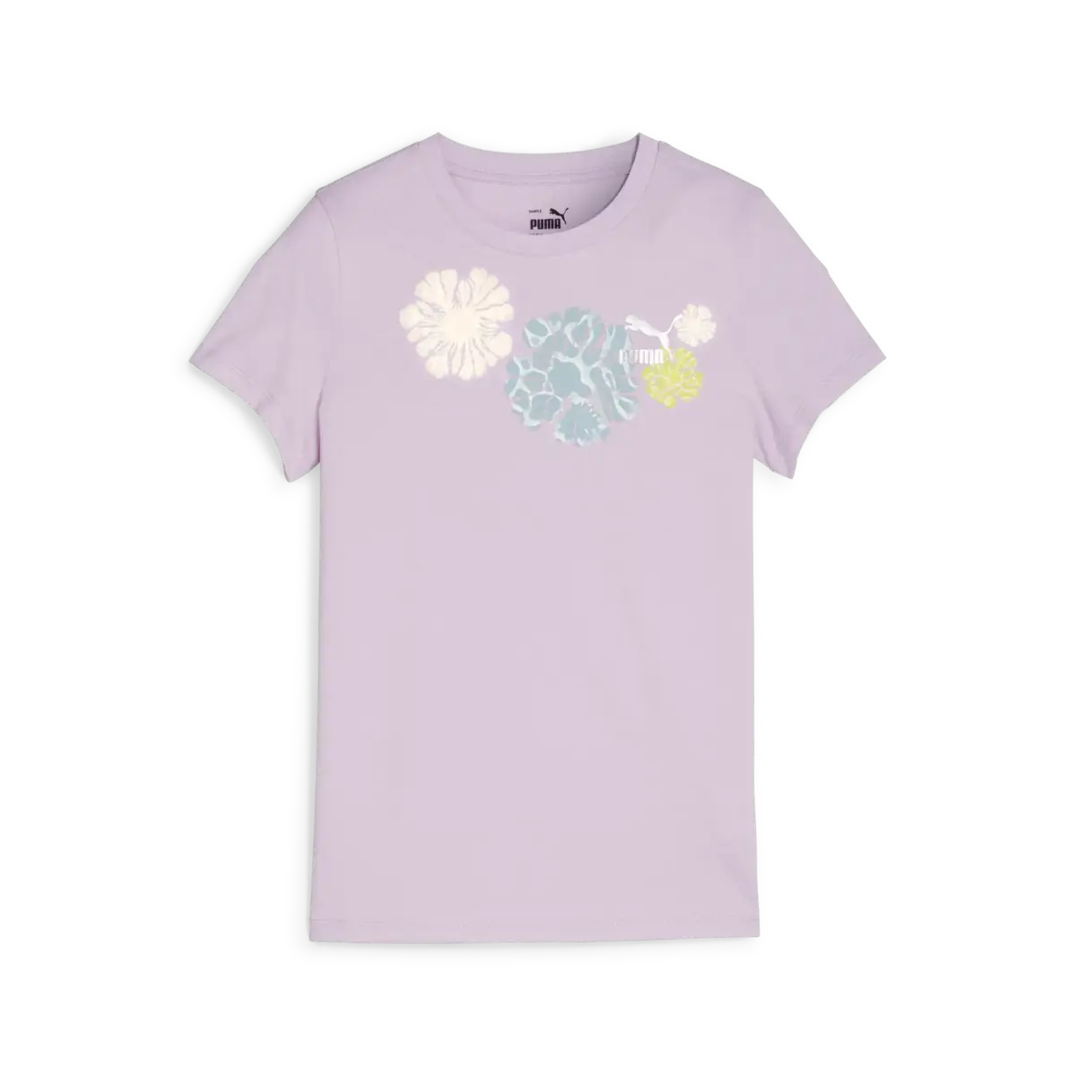 Puma CLASSICS SNFLR Logo Tee Pembe Kız Çocuk T-Shirt