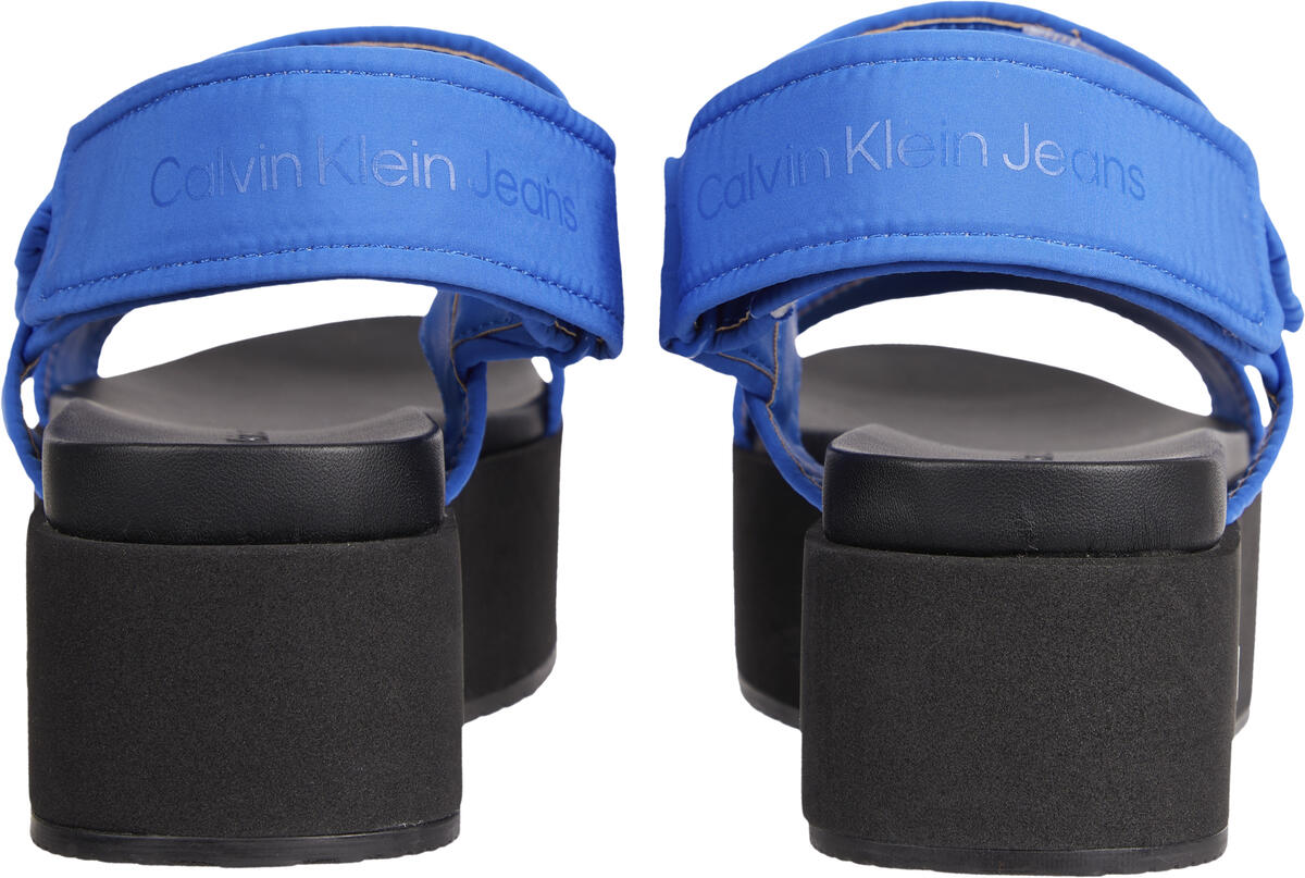 Calvin Klein FLATFORM SANDAL SOFT Kadın Mavi Sandalet
