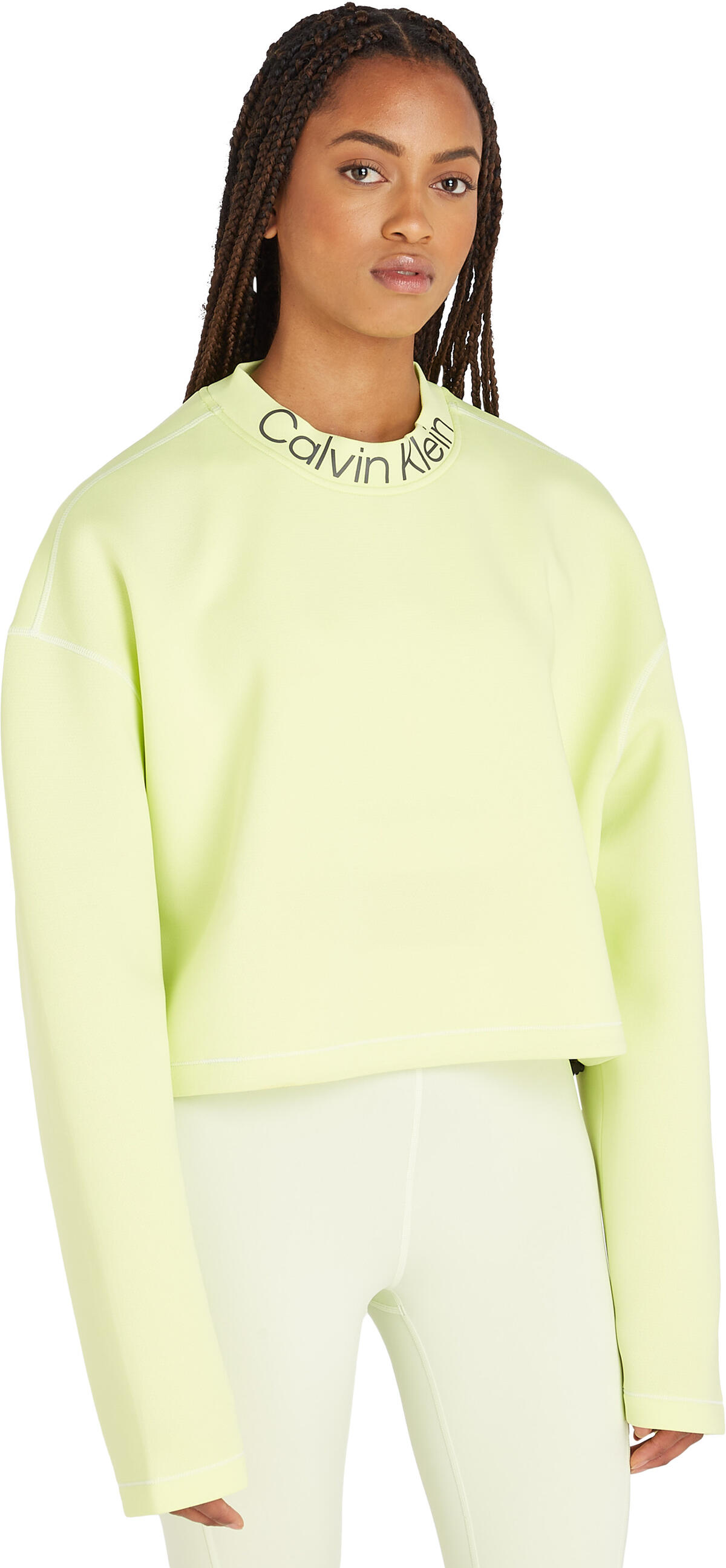 Calvin Klein PW - Pullover Kadın Yeşil Kazak