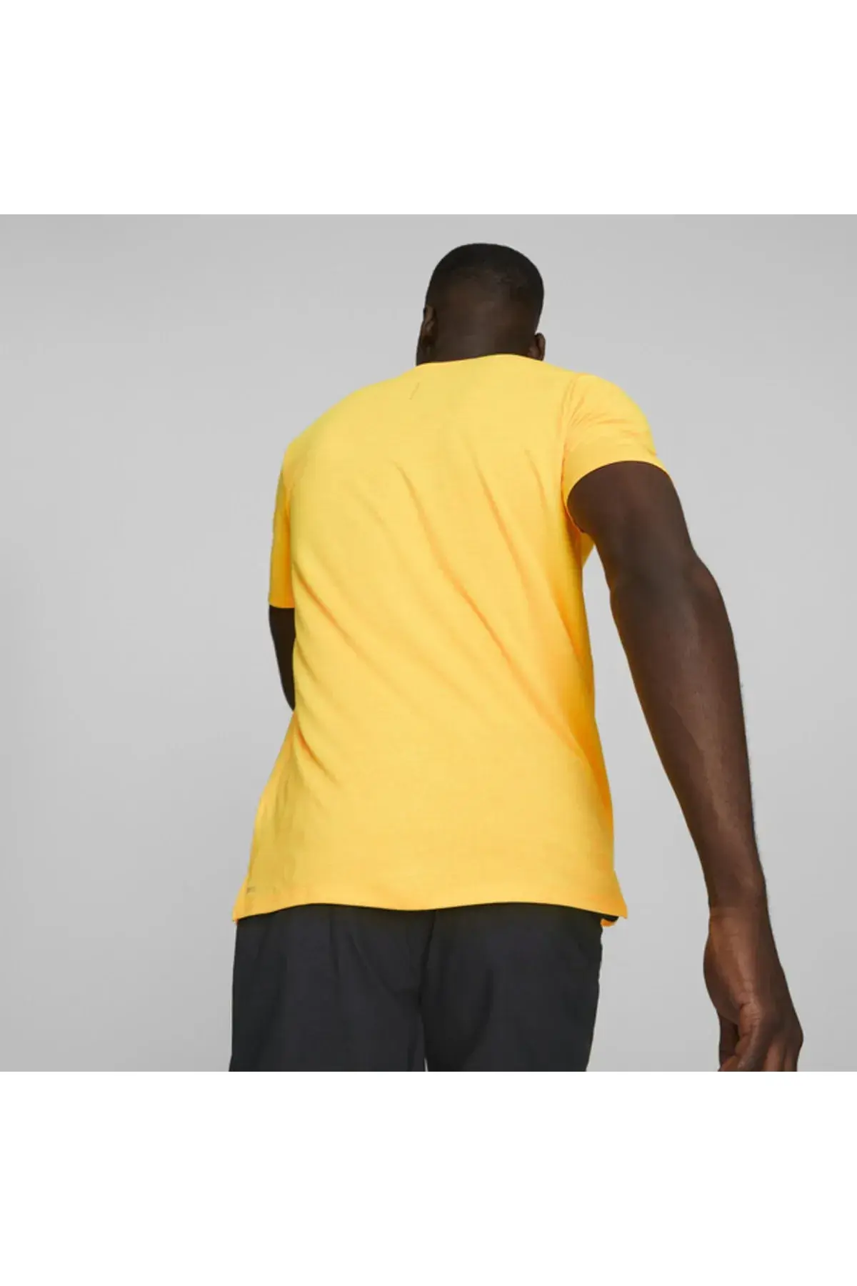 Puma Run Favorıte Heather Ss Tee M Sarı Erkek Koşu Ve Performans T-Shirt