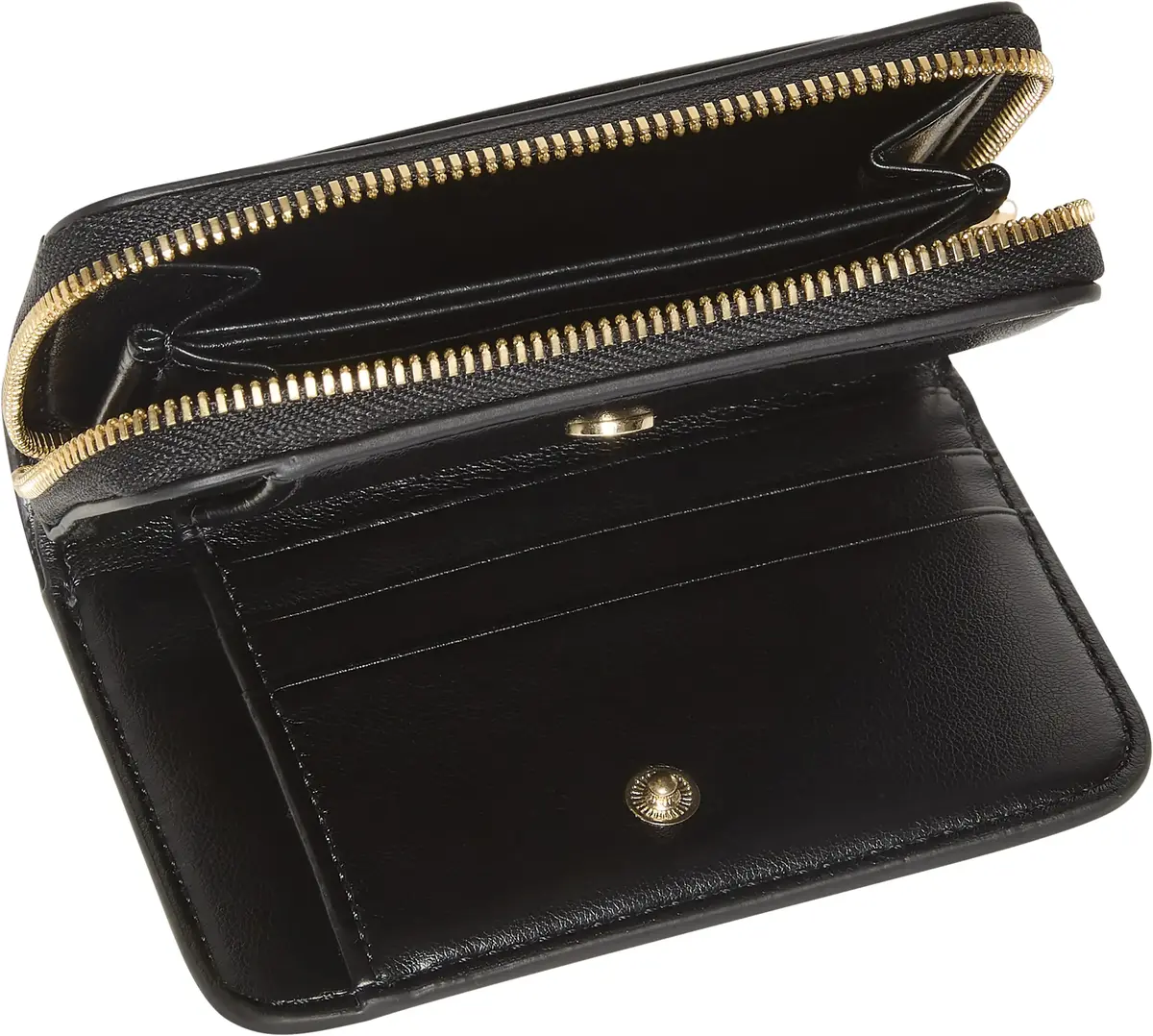 Calvin Klein CK MEDIUM FLAP ZIP AROUND Kadın Siyah Cüzdan