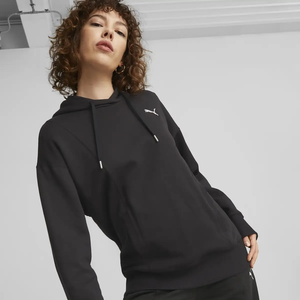 Puma HER Hoodie Siyah Kadın Sweatshirt