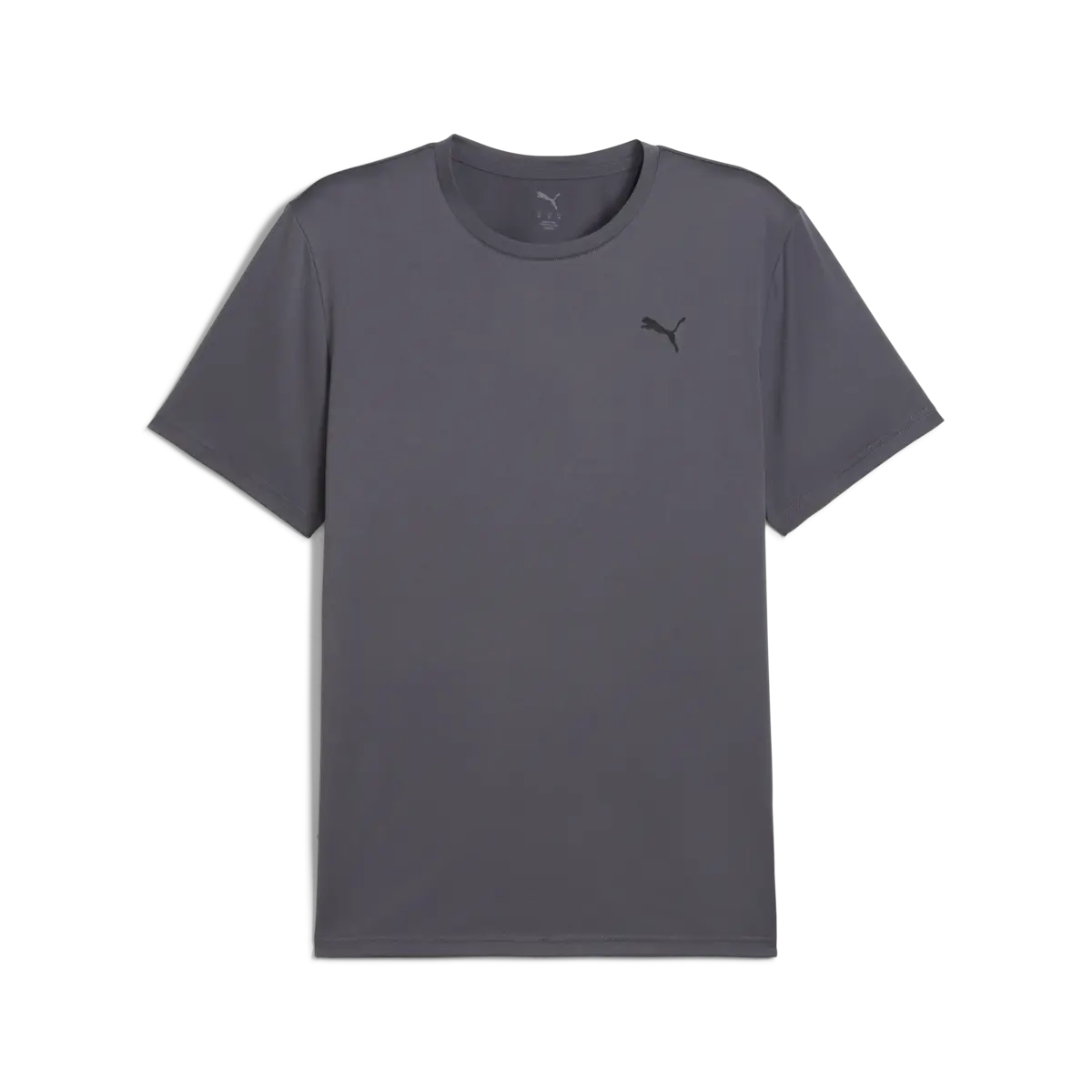 PUMA M TAD ESS SOLID CAT TEE LC Gri Erkek T-Shirt