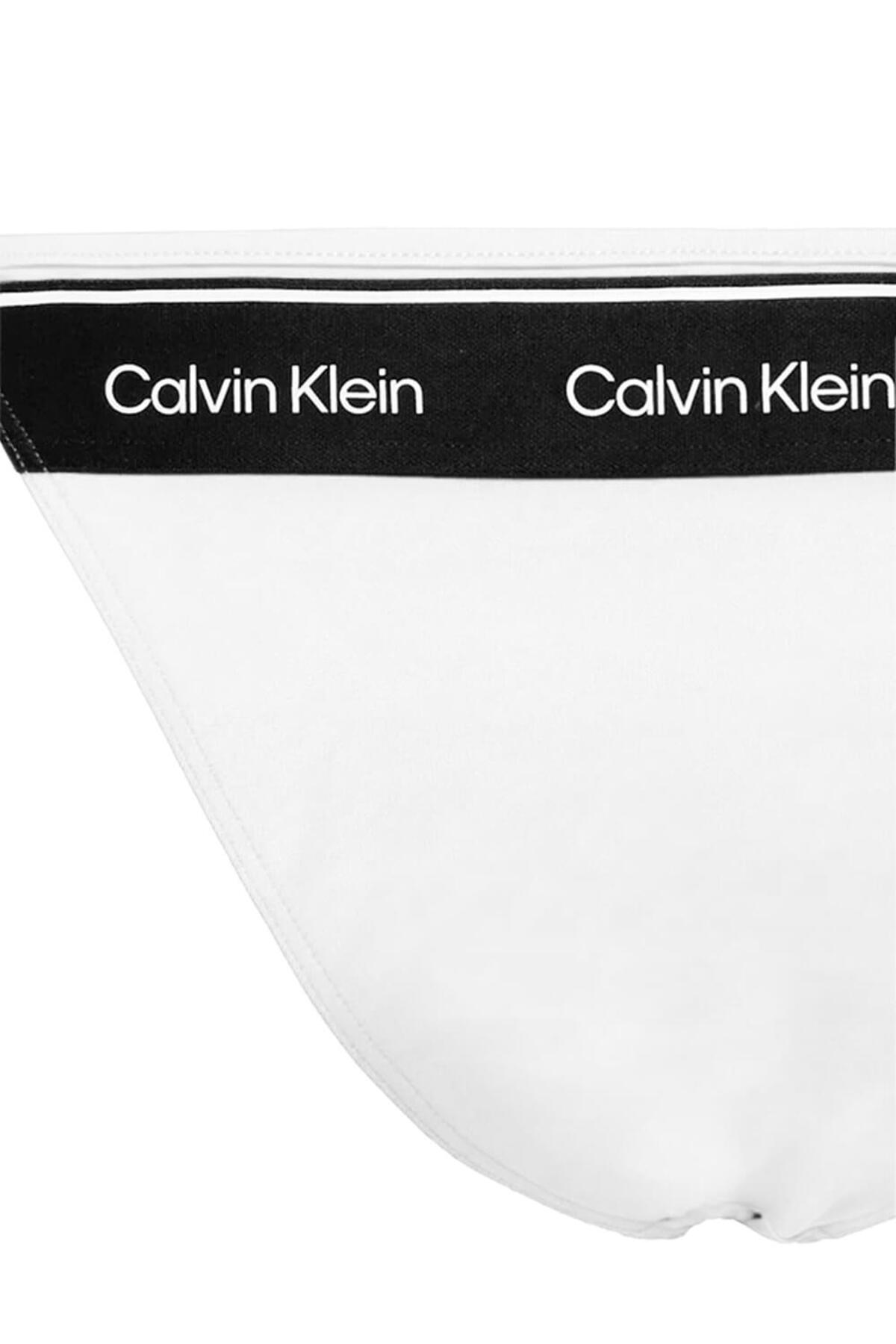 Calvin Klein STRING SIDE TIE, YCD Beyaz Kadın Bikini Altı