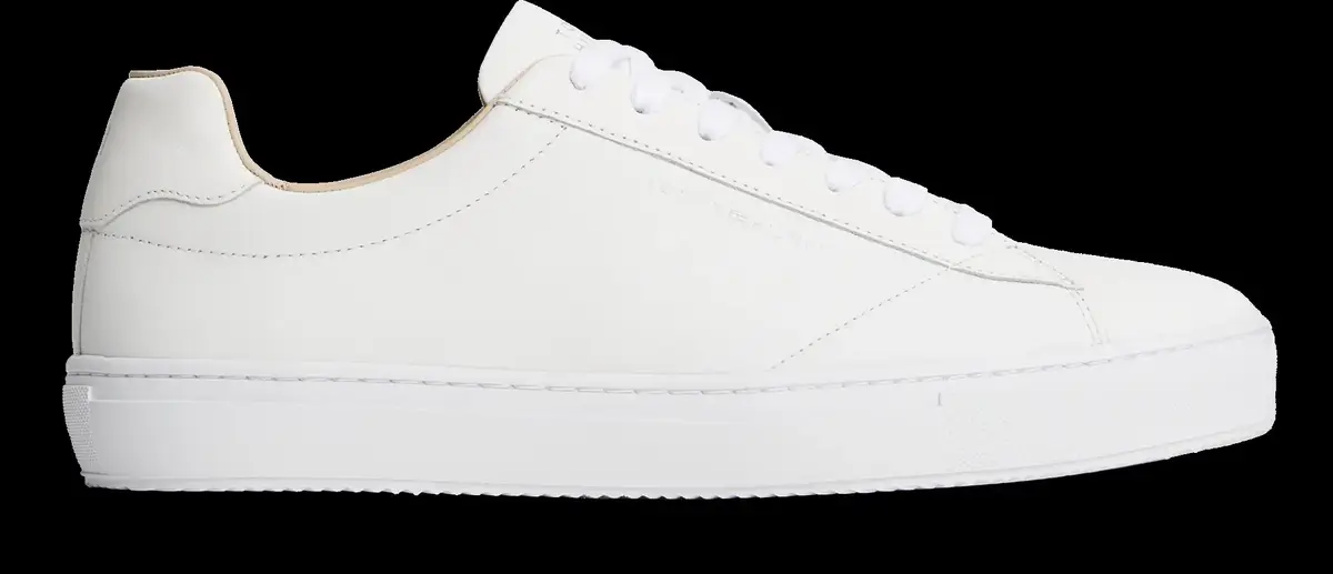 Tommy Hilfiger PREMIUM CUPSOLE LEAT, YBS Beyaz Erkek Spor Ayakkabı & Sneaker