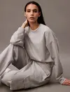 Calvin Klein ARCHIVE LOGO F/T CAR, P79 Gri Kadın Eşofman Altı