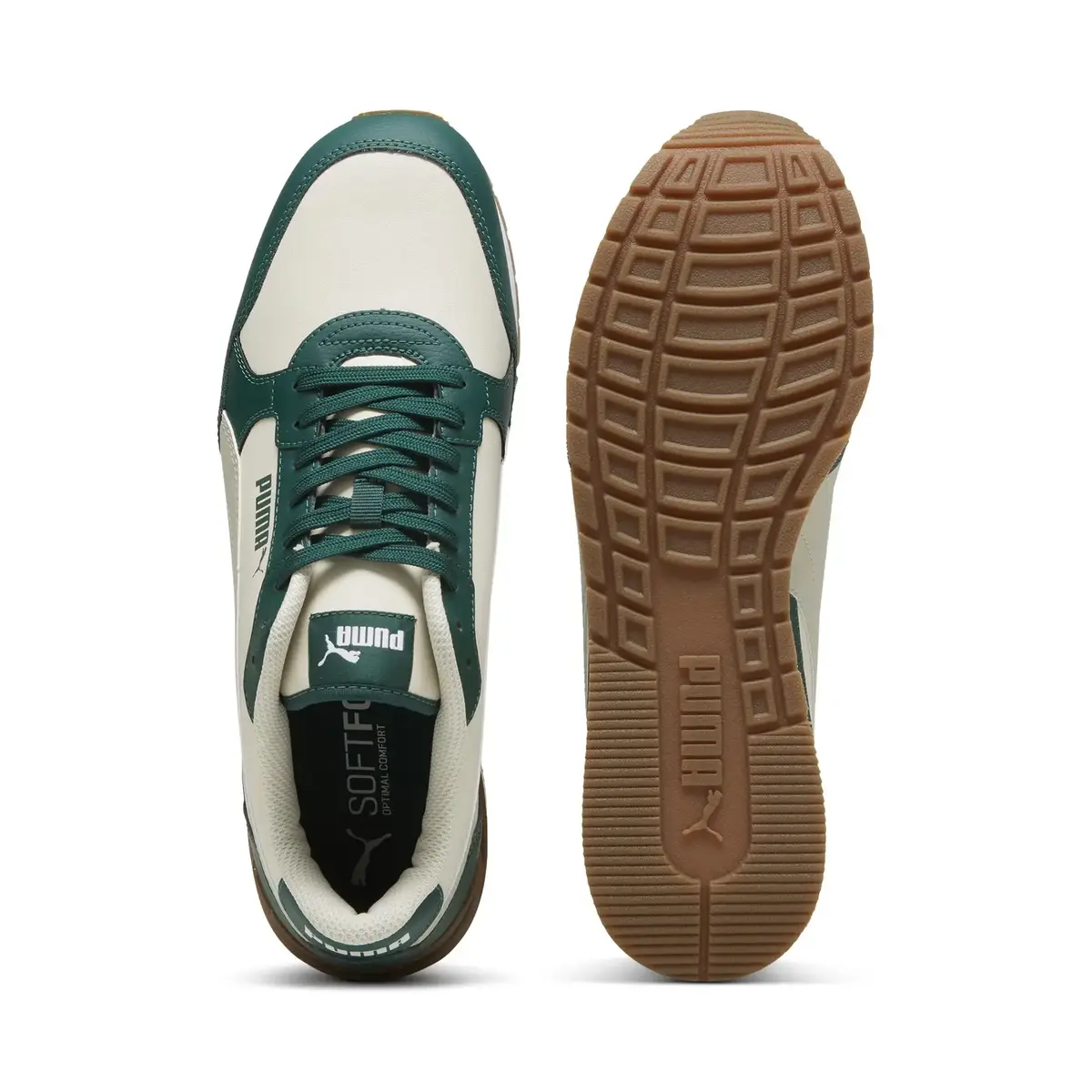 Puma ST Runner v4 L Kırık Beyaz Erkek Günlük Spor Ayakkabı