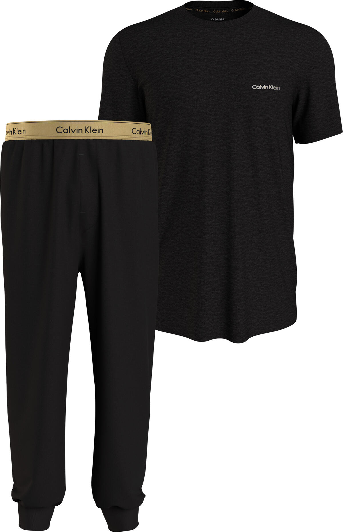 Calvin Klein S/S JOGGER SET Erkek Siyah Eşofman Takımı