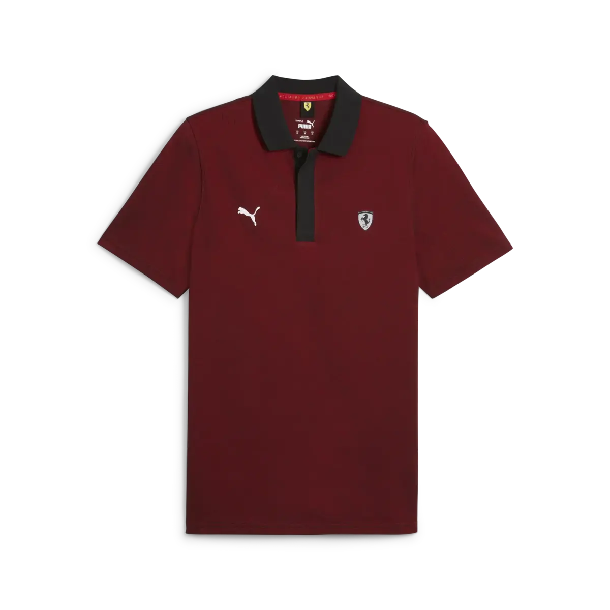 Puma Ferrari Style 2 Tone Polo Kırmızı Erkek T-Shirt & Polo