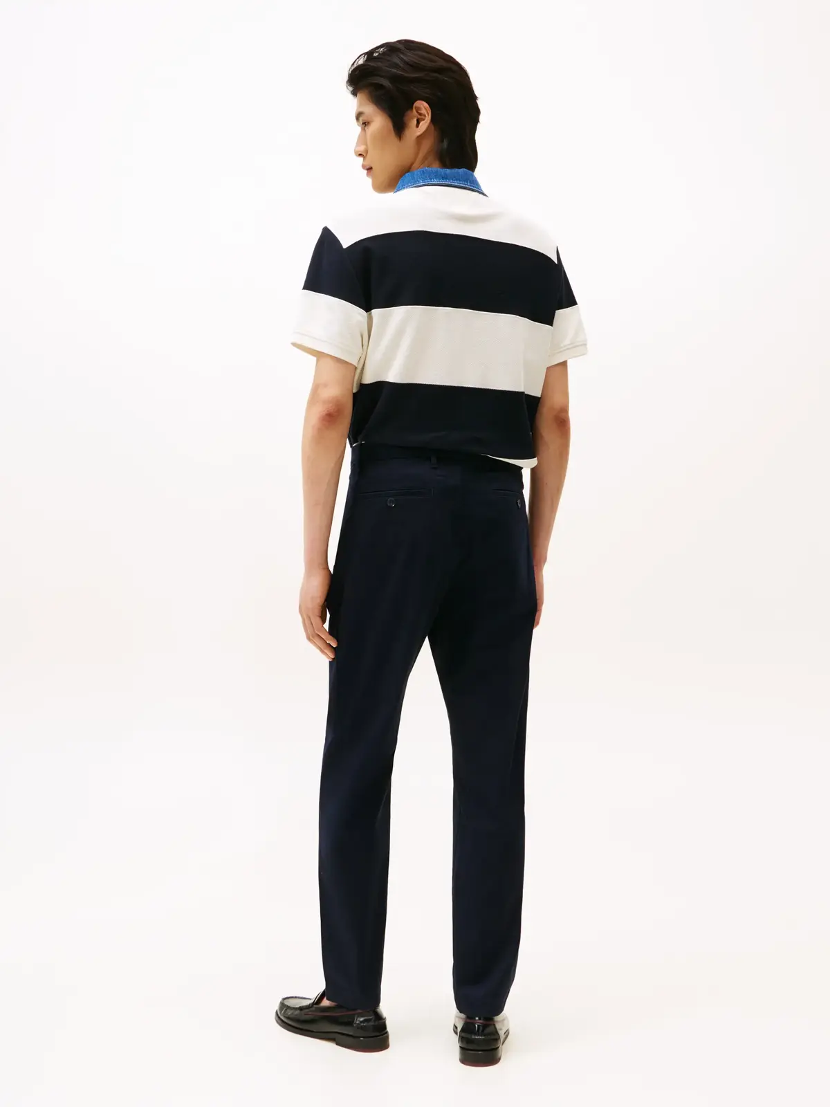 Tommy Hilfiger HARLEM CHINO SATIN, DW5 Siyah Erkek Pantolon