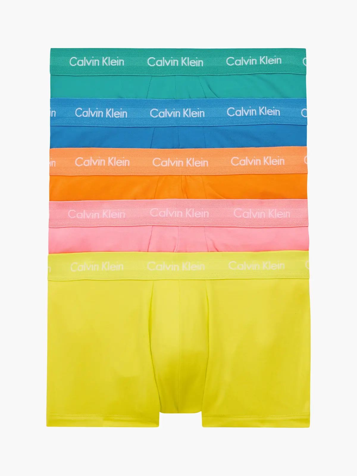 Calvin Klein LOW RISE TRUNK 5PK Erkek Renkli Boxer