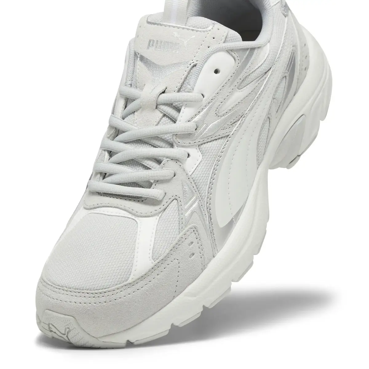 Puma Milenio Tech Suede Gri Erkek Günlük Spor Ayakkabı