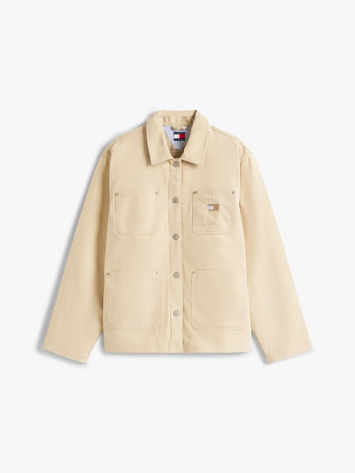 Tommy Hilfiger TJW CHORE JACKET EXT, RBV Bej Kadın Ceket