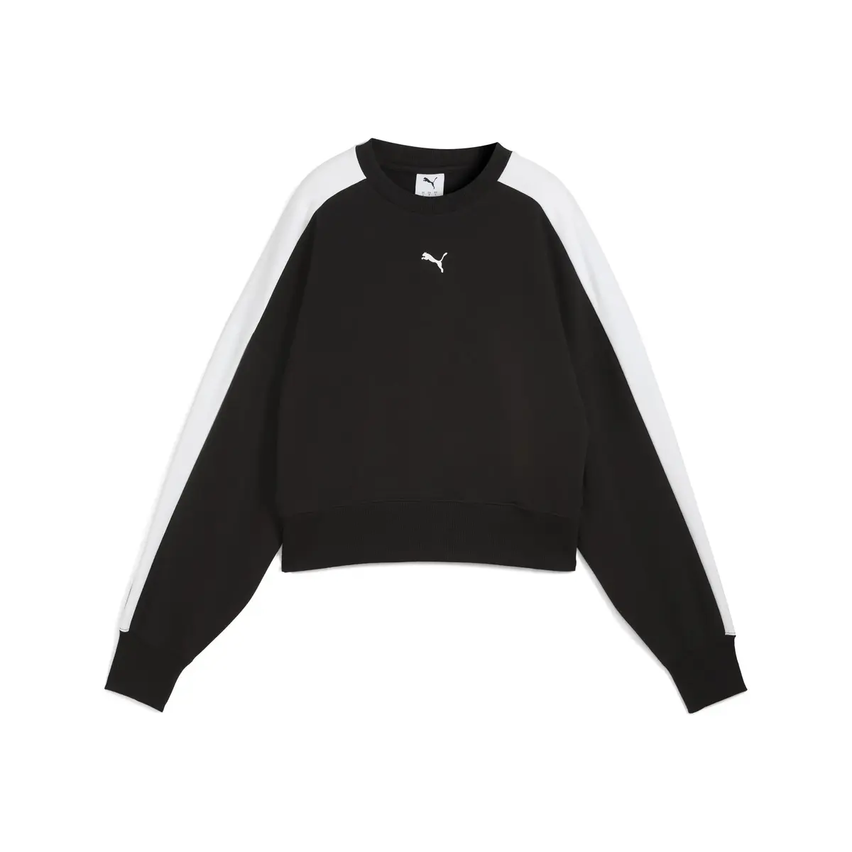 Puma T7 Over-Oversized Crew Siyah Kadın Sweatshirt