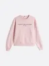 Tommy Hilfiger MDRN REG CORP LOGO C Kadın Pembe Sweatshirt