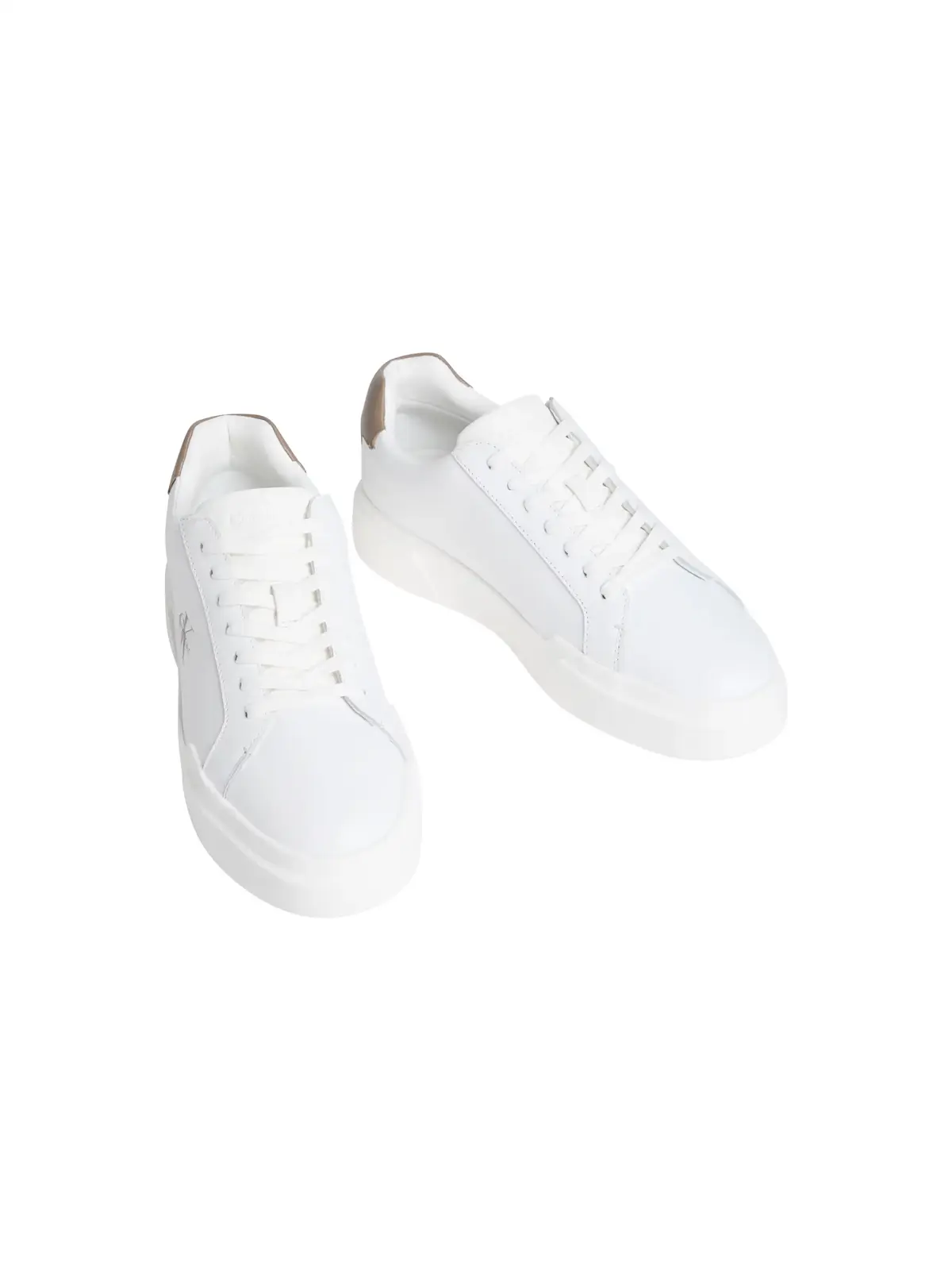 Calvin Klein CHUNKY CUPSOLE LACEU, 05O, 41 Beyaz Erkek Spor Ayakkabı & Sneaker