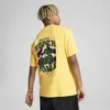 PUMA GRAPHICS Super Puma Tee Sarı Erkek T-Shirt