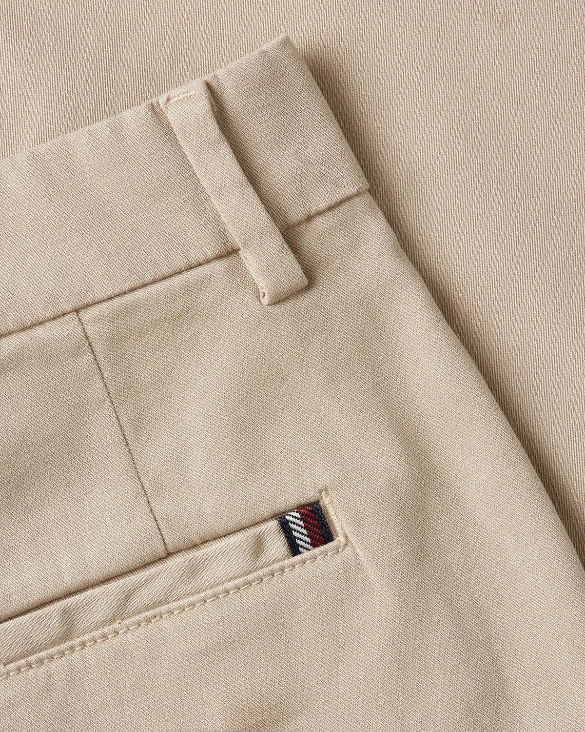 Tommy Hilfiger DC DENTON FF STRUCTU, RBT Bej Erkek Pantolon