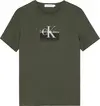 Calvin Klein GRADIENT LOGO T-SHIR Erkek Haki T-Shirt