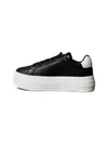 Calvin Klein BOLD FLATF LOW LACE, 0GM Siyah Kadın Spor Ayakkabı & Sneaker