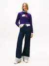 Tommy Hilfiger TJW SPARKLE FLAG SWE, VLY Lacivert Kadın Kazak