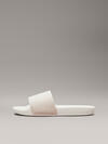 Calvin Klein SLIDE MONOGRAM CO Kadın Bej Terlik