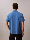Calvin Klein SS COOLING PIQUE SNAP BTN POLO Mavi Erkek Polo T-Shirt