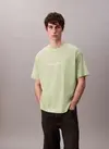 Calvin Klein SS COOLING JERSEY RLXD LOGO TEE Yeşil Erkek Tişört