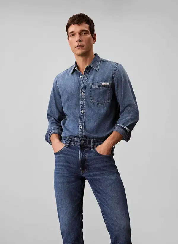 Calvin Klein SLIM HAMPTON JEAN Mavi Erkek Jeans