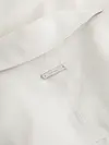 Calvin Klein LINEN BLEND HS SHIRT, ADA Beyaz Kadın Elbise-Etek