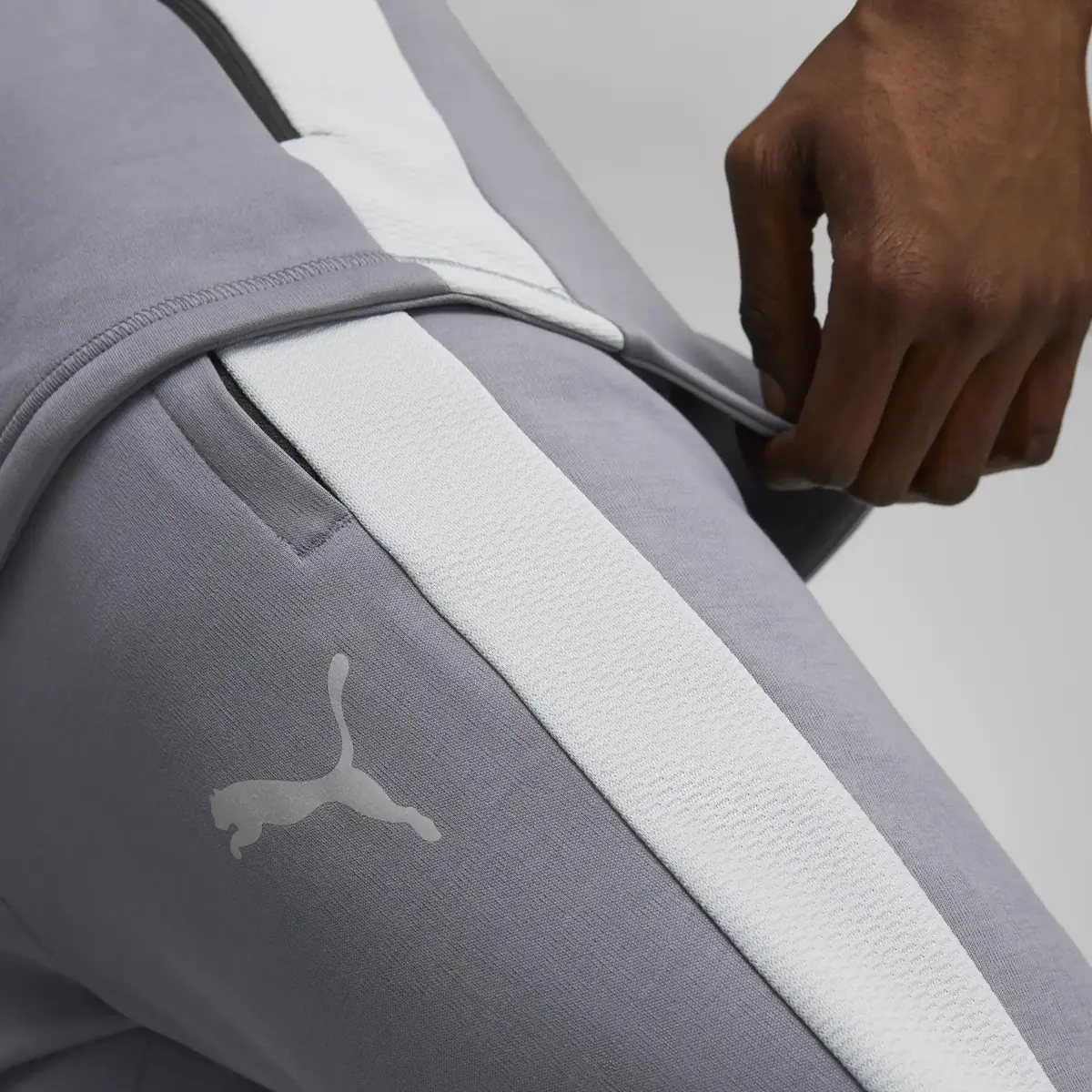 Puma EVOSTRIPE Pants DK Tile Gray Tile Erkek/Unisex Eşofman Altı