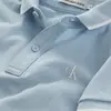 Calvin Klein MONOGRAM TIPPING FIT Erkek Mavi Polo T-Shirt